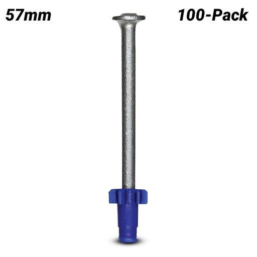 Powers 50040-PWR 100-Pack 3.7mm x 57mm Steel & Concrete Drive Pin
