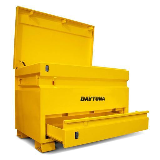 Daytona B1200 1220 x 765 x 890mm Yellow Steel Jobsite Tool Box Sitebox with Drawer