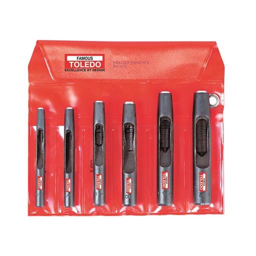 Toledo 321200 6pce Hollow Wad Punch Set
