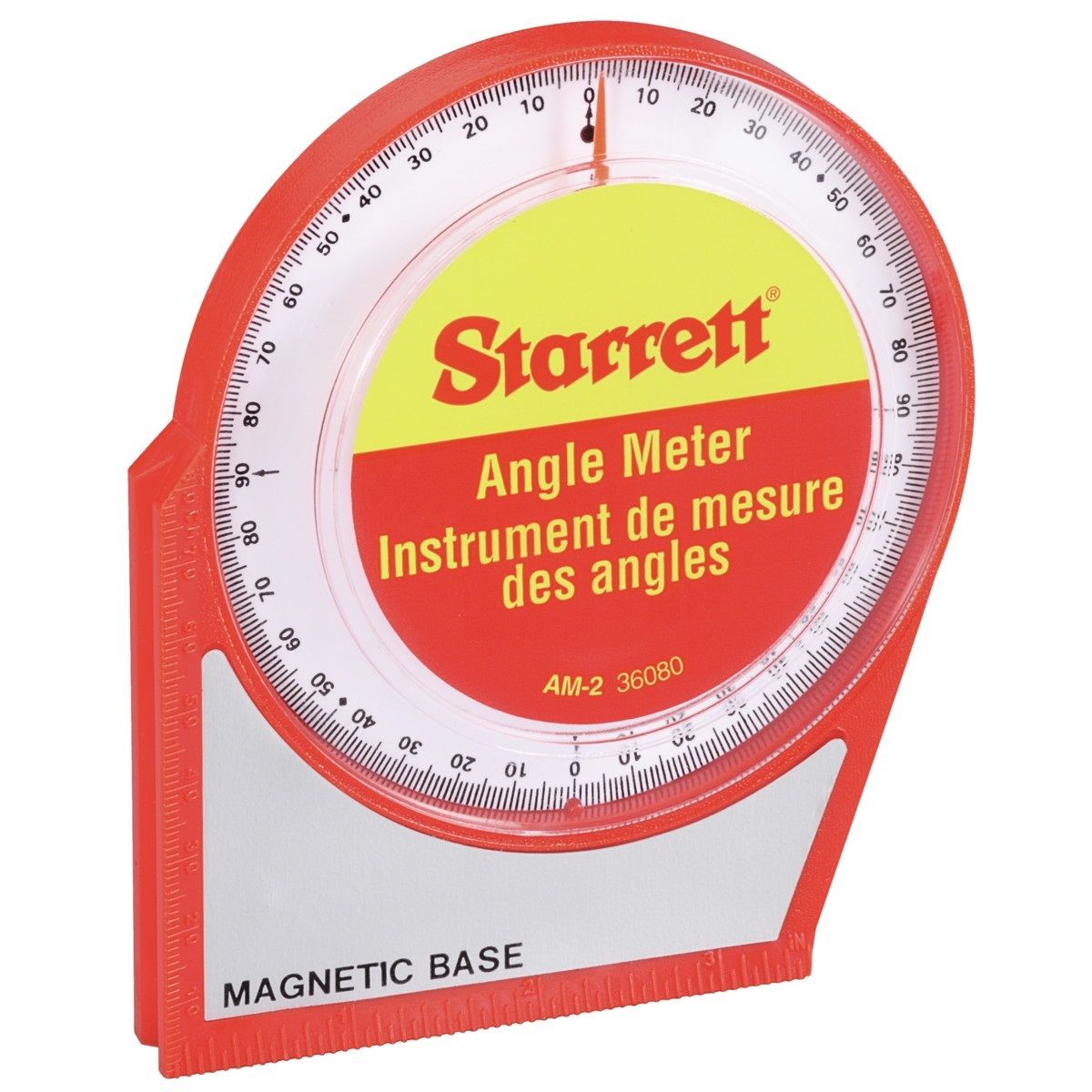Starrett AM-2 0 to 90° Magnetic Angle Meter / Finder