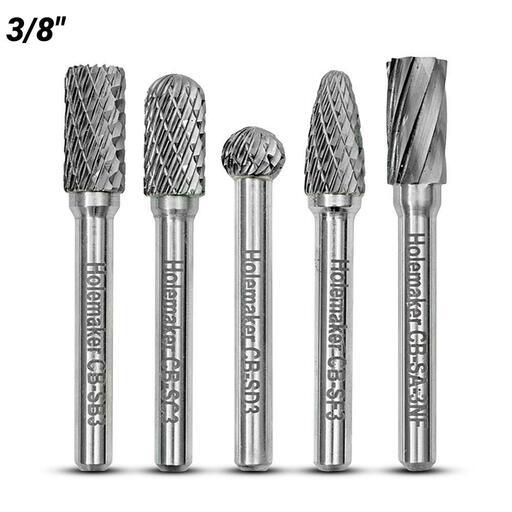 Holemaker CB-SET-01 5pce 3/8" Carbide Burr Set