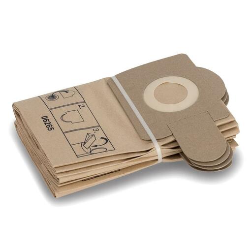 Bosch 2.605.411.150 (PAS PAPIERFILT) 5-Pack Paper Filter Dust Bag to Suit Dust Extractor