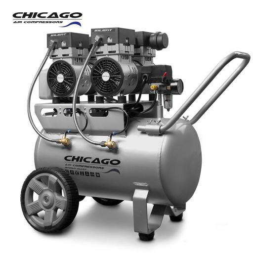 Chicago Air HUSH50 50L Aluminium Silenced Air Compressor