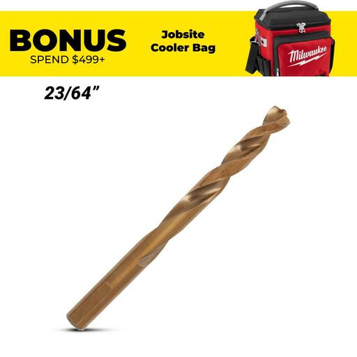 Milwaukee 48892320 23/64" RED HELIX Cobalt Drill Bit