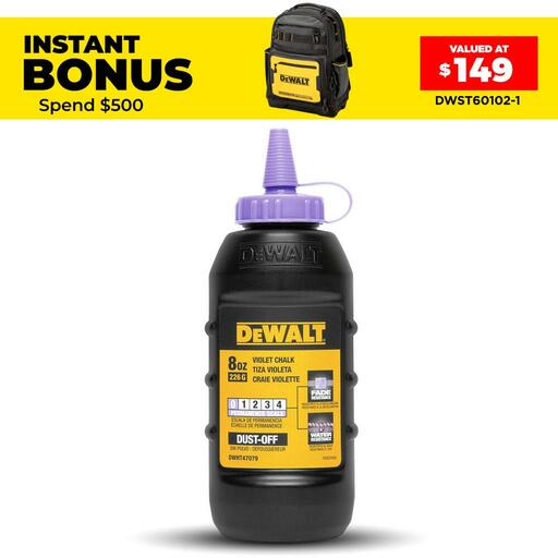 DeWalt DWHT47079L 226g (8oz) Level 0 Violet Chalk