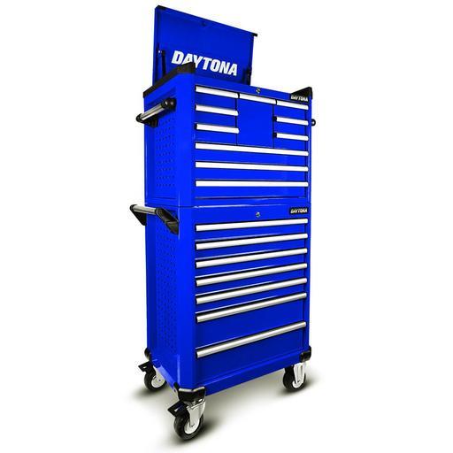 Daytona D17DTB 17 Drawer Tool Set With Roller Cabinet - Blue