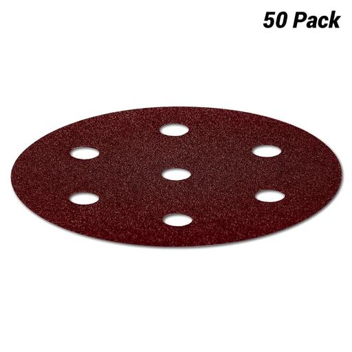 Festool STF D90/6 P120 RU2/50x (499081) 50-Pack 90mm (3-1/2") 6 Hole 120 Grit Rubin Abrasive Discs