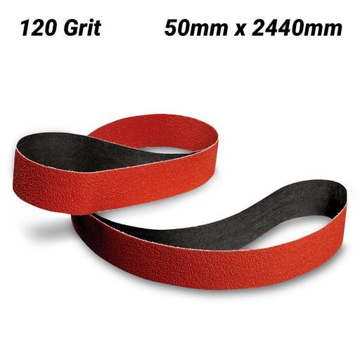 3M AC010610593 (947A) 50mm x 2440mm Cubitron II 947A 120 Grit Cloth Belt