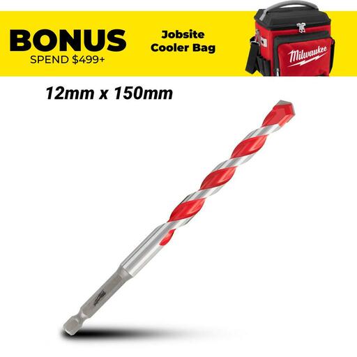 Milwaukee 4932471188 12mm x 150mm Hammer & Rotary Drill Bit