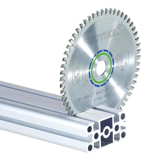 Festool HW 160 x 2.2 x 20 TF52 (496306) 160mm (6-1/4") 52-Teeth Aluminium Saw Blade