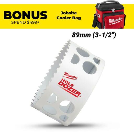 Milwaukee 49569641 89mm (3-1/2") Hole Dozer™ Bi-Metal Hole Saw