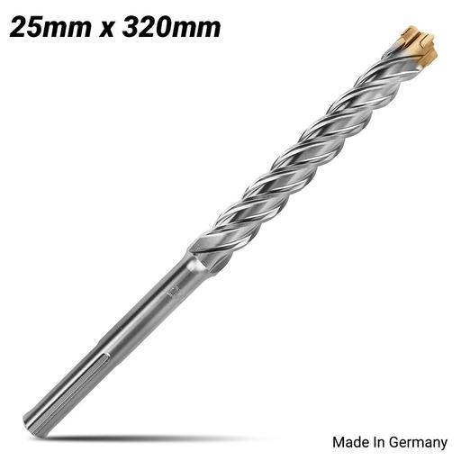 Xtorque X25320M Platinum SDS MAX 25mm x 320mm Platinum 4 Cutter Drill Bit - MADE IN GERMANY