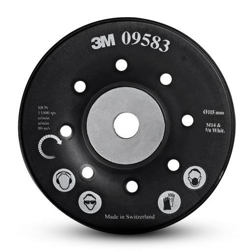 3M XC003410039 (09583) 115mm Fibre Disc Ribbed Back Up Pad
