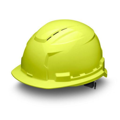 Milwaukee 4932480664 BOLT 100 Vented Hard Hat - Hi-Vis Yellow