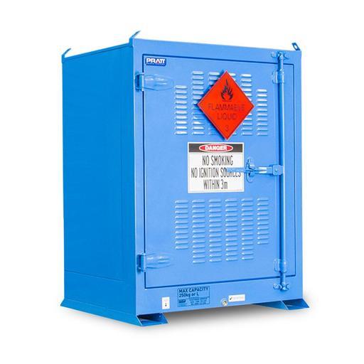 Pratt POD250 250L 1 Door 2 Shelves Dangerous Goods Outdoor Storage Cabinet