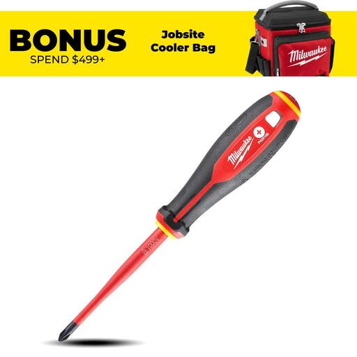 Milwaukee 4932478722 PH2 x 100mm VDE Screwdriver