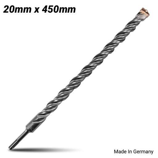 Xtorque X20450 Platinum SDS PLUS 20mm x 450mm Platinum 2 Cutter Drill Bit - MADE IN GERMANY