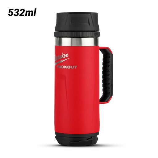 Milwaukee 48228394R PACKOUT 532ml (18oz) Sip Lid Red Mug