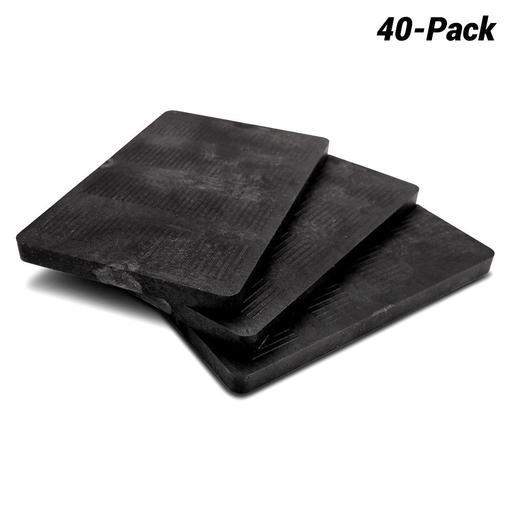 Fixed Fasteners F15010S 40-Pack 150 x 100 x 10mm Black Packing Shims