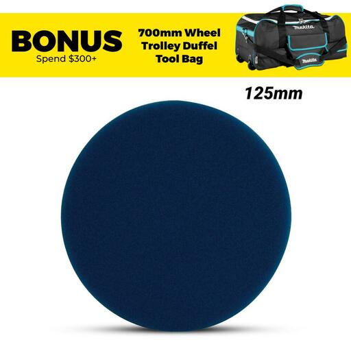 Makita D-62549 125mm (5") Flat Blue Polish Sponge