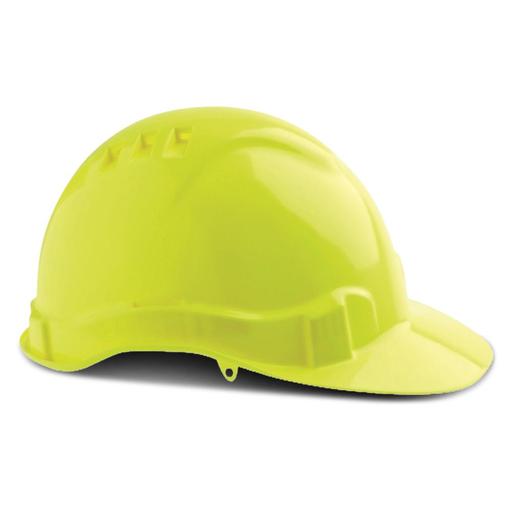 Pro Choice HHV6-FY 6 Point Vented Hard Hat - Fluro Yellow