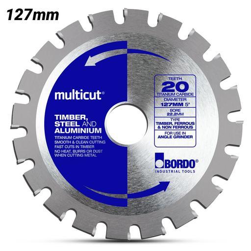 Bordo 7450-12720 127mm (5") x 20T Multicut Multipurpose TCT Saw Blade
