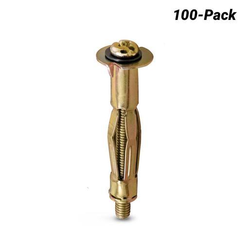 Ramset HW13M4 100 Pack 4 x 8mm 8 - 13mm Hollow Wall Anchor