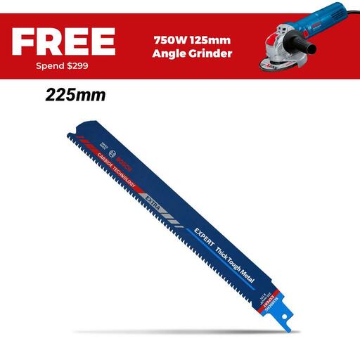 Bosch 2.608.900.368 225mm EXPERT Thick Tough Metal S 1155 EHM Reciprocating Saw Blade