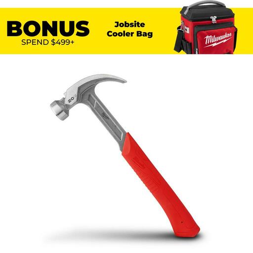 Milwaukee 48229080A 20oz Curved Claw Hammer