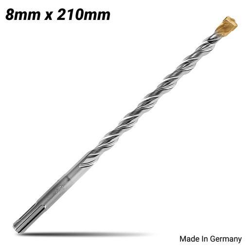 Xtorque X8210 Platinum SDS PLUS 8mm x 210mm Platinum 2 Cutter Drill Bit - MADE IN GERMANY