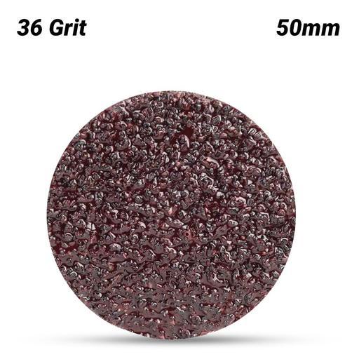 3M 60440208936 (361F) 50mm (2") Roloc 361F 36 Grit Resin Bond Cloth Disc