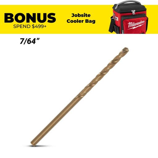 Milwaukee 48892304 7/64" RED HELIX Cobalt Drill Bit