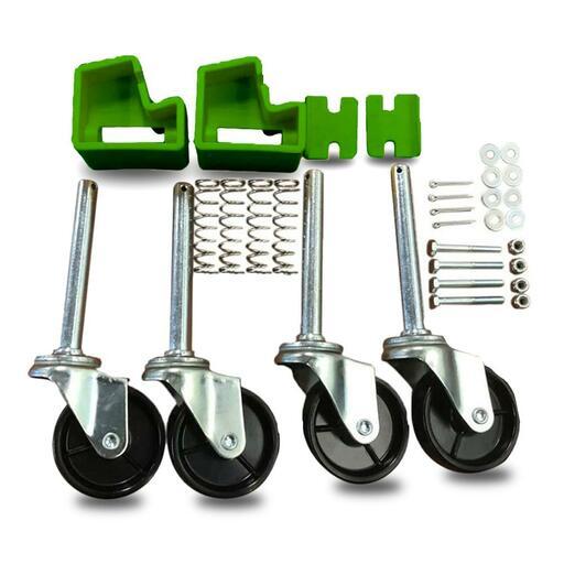 Bailey FS13993 Aluminium Pro Castor Wheel Kit (Green) to suit FS13937 Platform Ladder