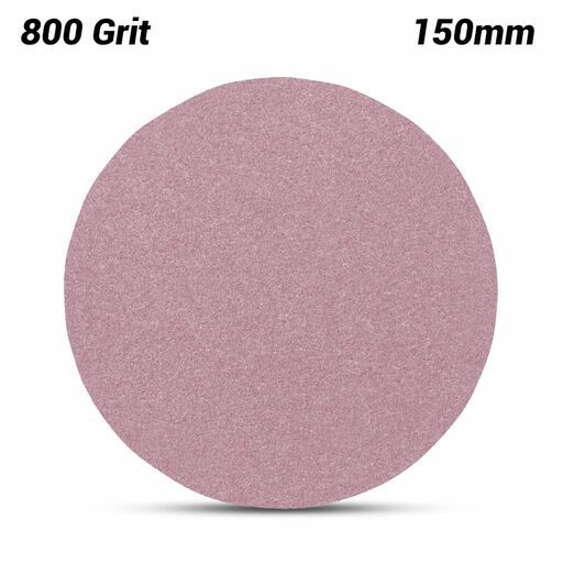 3M 7100335387 (60440618720) 150mm (6") Hookit Cubitron II 732U 800 Grit Plain Paper Sanding Disc