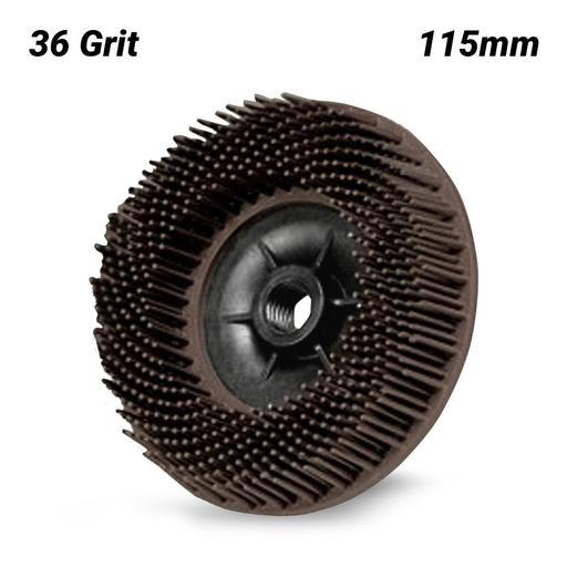 3M 61500189164 115mm (4.5") 36 Grit Scotch-Brite Radial Bristle Disc