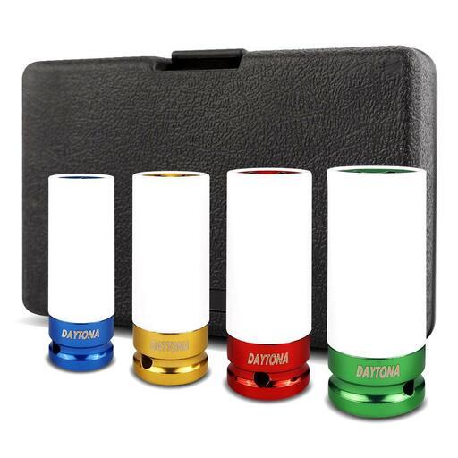 Daytona 4DMSS 4pce 1/2" Drive Thin Wall Deep Impact Metric Socket Set