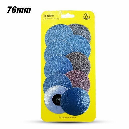 Klingspor 354097 7pce 76mm D.I.Y Quick Change Disc Set