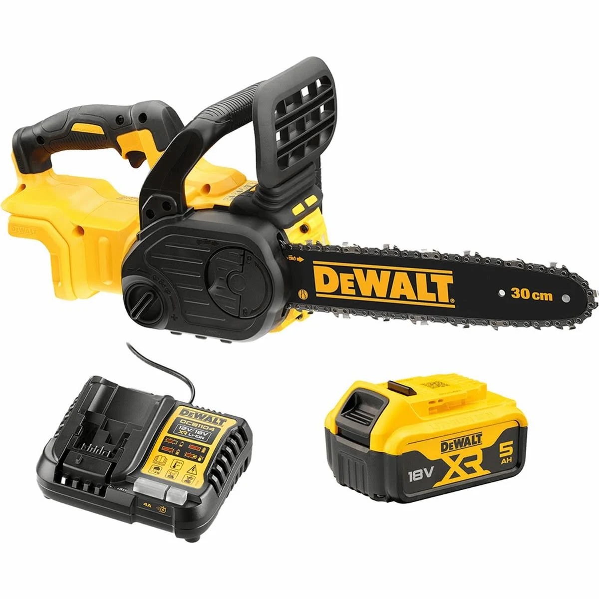 DeWALT DCM565P1-XE 18V 5.0Ah XR Brushless Cordless Lithium-Ion Power Chainsaw Combo Kit
