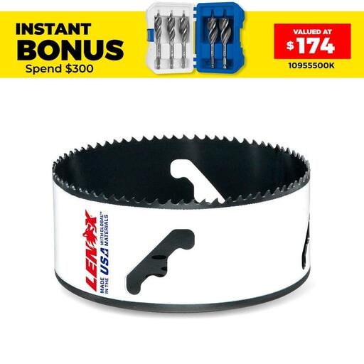 Lenox 3007676L 121mm (4-3/4") Speed Slot Bi-Metal Hole Saw