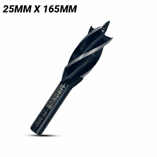 MAGNUS MAB25 1/4" Hex Shank 25mm x 165mm Auger Bit 4 Lute