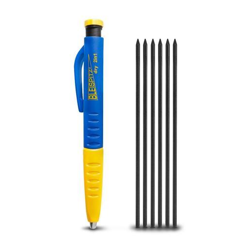 Bleispitz 1478 2-in-1 Dry Deep Hole Marker with 6pce Lead Refills