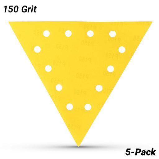 Bayer SPT150 5-Pack 285mm (11-1/4") Triangular 150 Grit Drywall Sand Paper