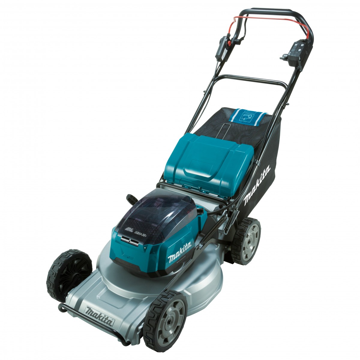 Makita DLM537ZX 36V (18Vx2) Brushless Cordless Self-Propelled Lawn Mower 534mm (21″) – Tool Only