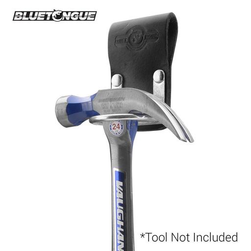 Bluetongue BLU4138 Black Leather Hammer Holder with Steel Loop