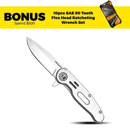 Crescent CPK258FL 63.5mm (2-1/2") Low Profile Pocket Knife