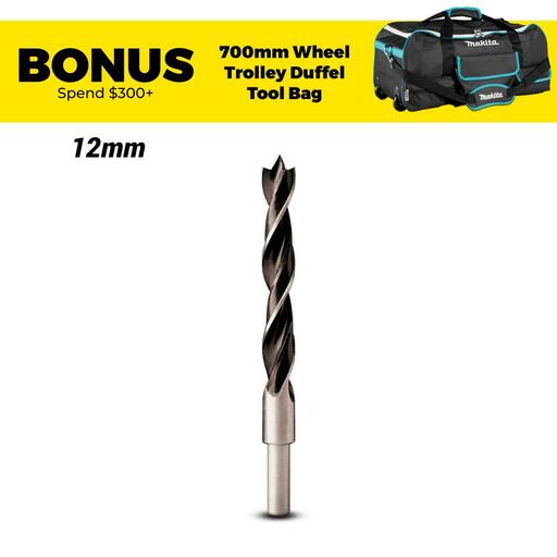 Makita P-57554 12mm Brad Point Drill Bit