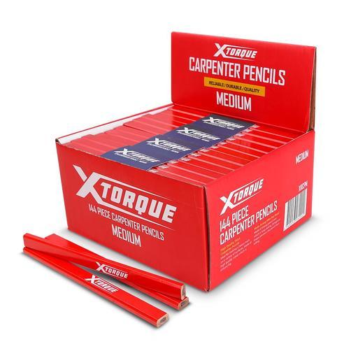 Xtorque XRCPM-144 Medium Carpenter Pencil - 144 Pack