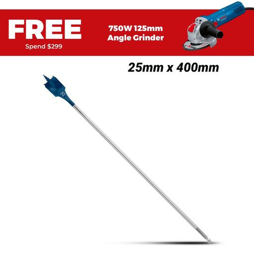 Bosch 2.608.900.350 EXPERT 25mm x 400mm Self Cut Speed Spade Drill Bit