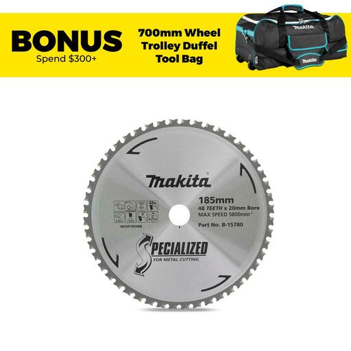 Makita B-15780 185mm x 48T TCT Saw Blade