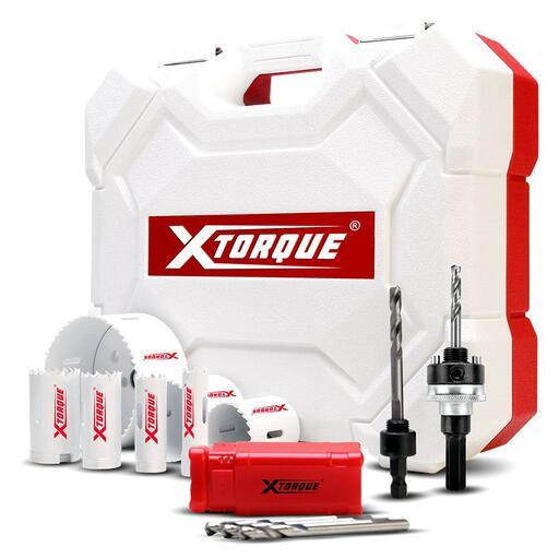Xtorque XTO14HOL 14pce Professional Grade Electricians Bi-Metal Hole Saw Set Kit
